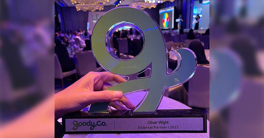 Oliver Wight Named Goody External Partner of the Year
