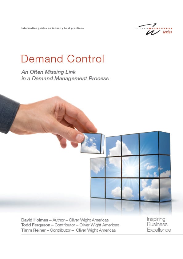 Demand Control - An often missing link in a demand management process: 