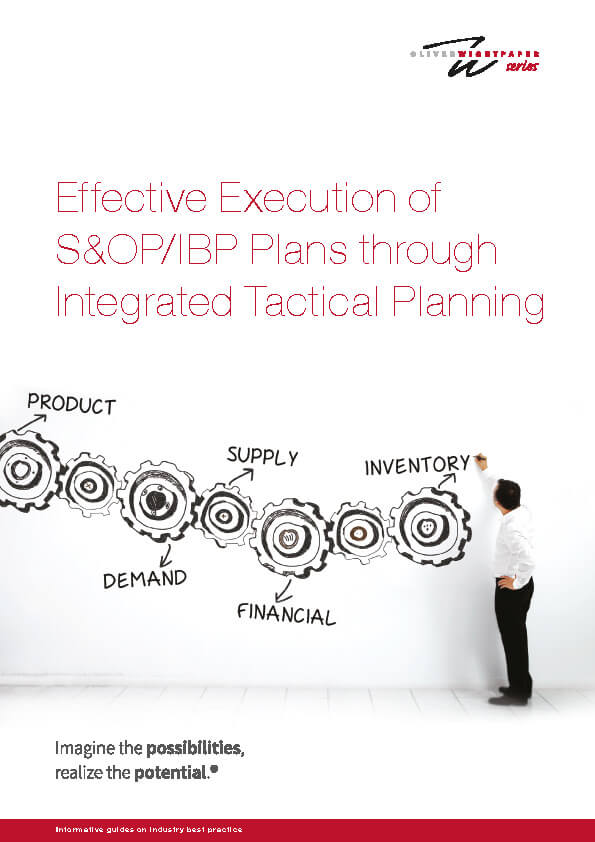 Effective Execution of S&OP/IBP Plans through Integrated Tactical Planning