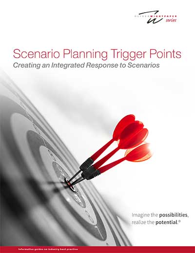 Puntos de activación de la planificación de escenarios - Creación de una respuesta integrada a los escenarios